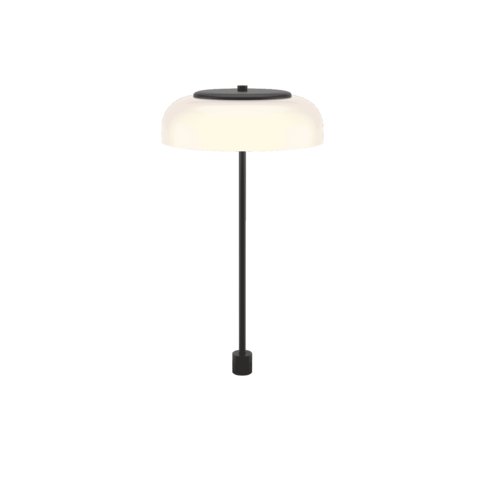 Nuura Blossi In-Set Table Lamp - Black & Opal Glass