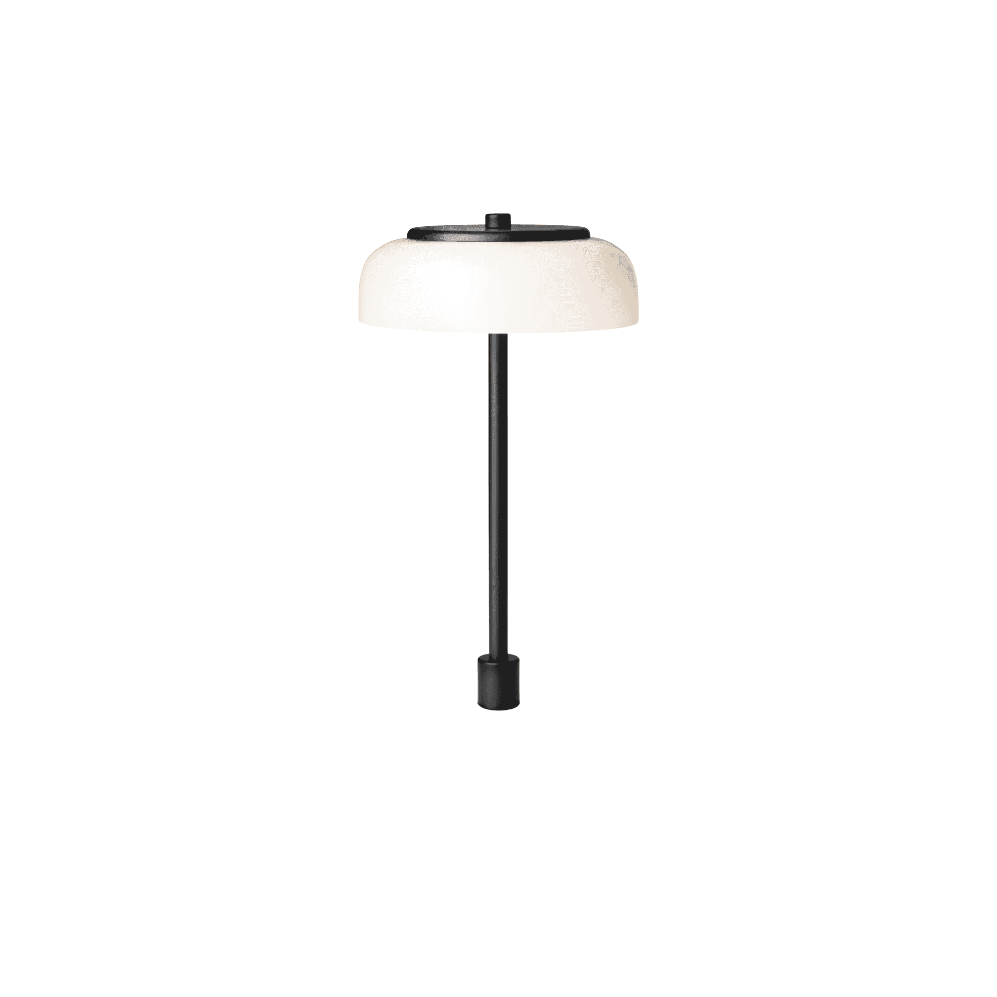 Nuura Blossi Small In-Set Table Lamp - Black & Opal Glass