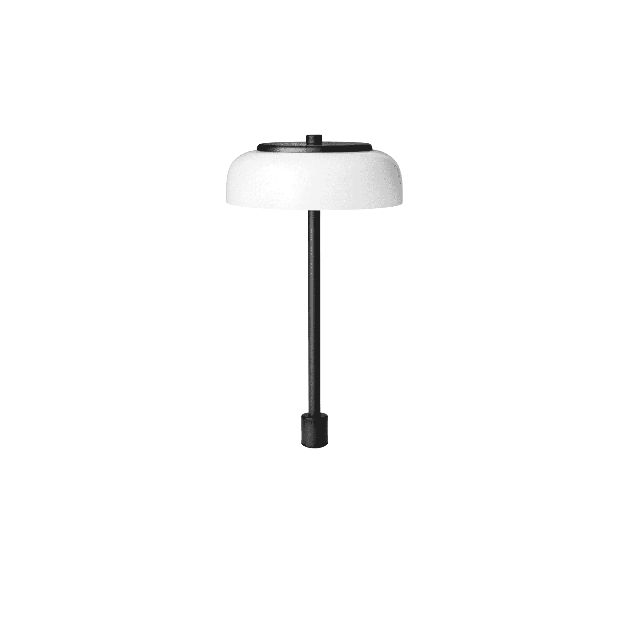 Nuura Blossi Small In-Set Table Lamp - Black & Opal Glass