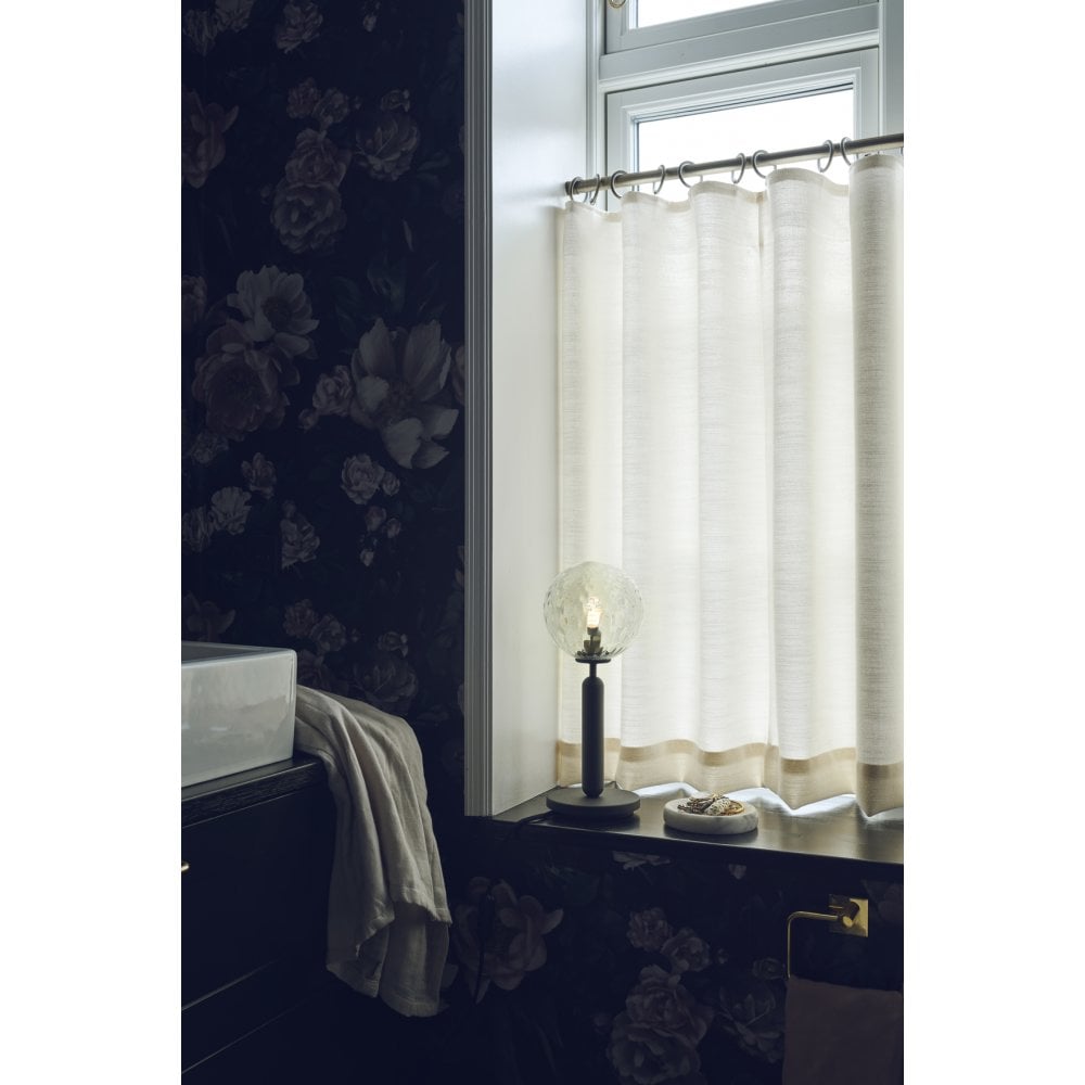 Nuura Miira Table Lamp - Rock Grey & Optic Glass
