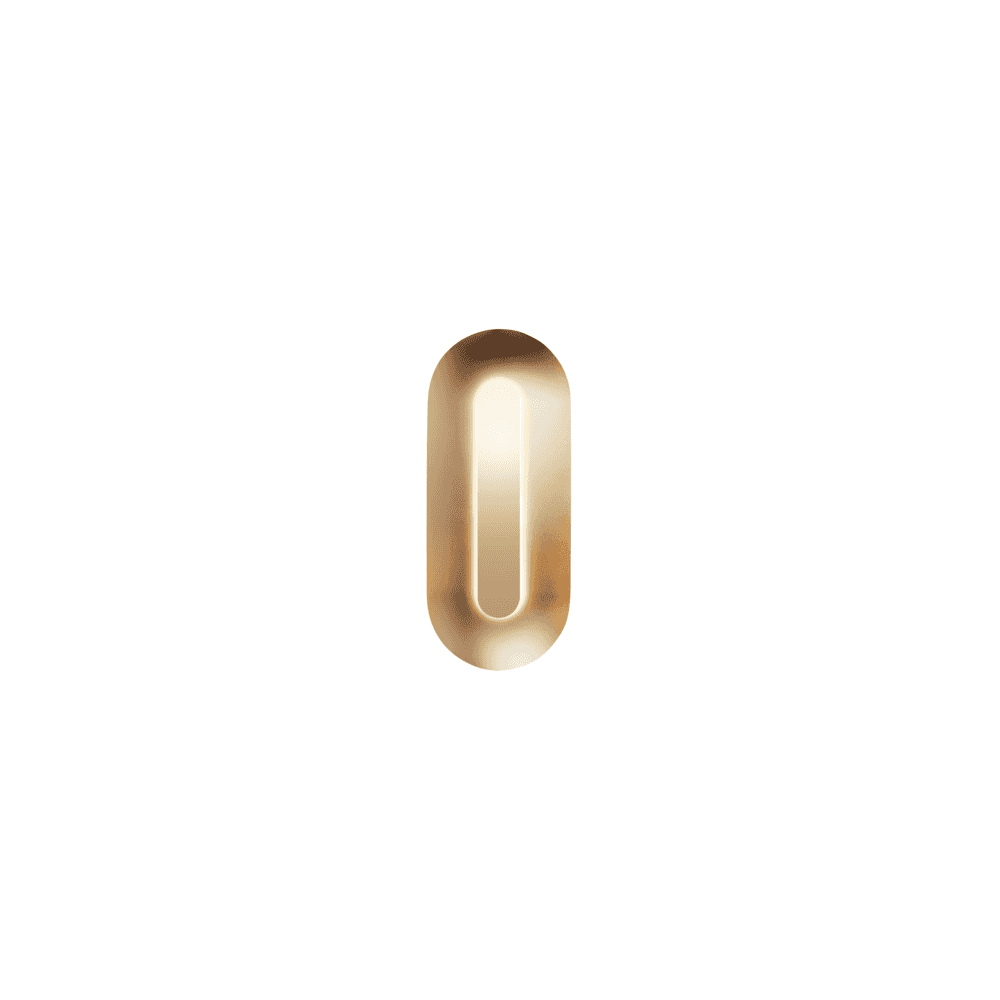 Nuura Sasi Large Wall Light - Brass