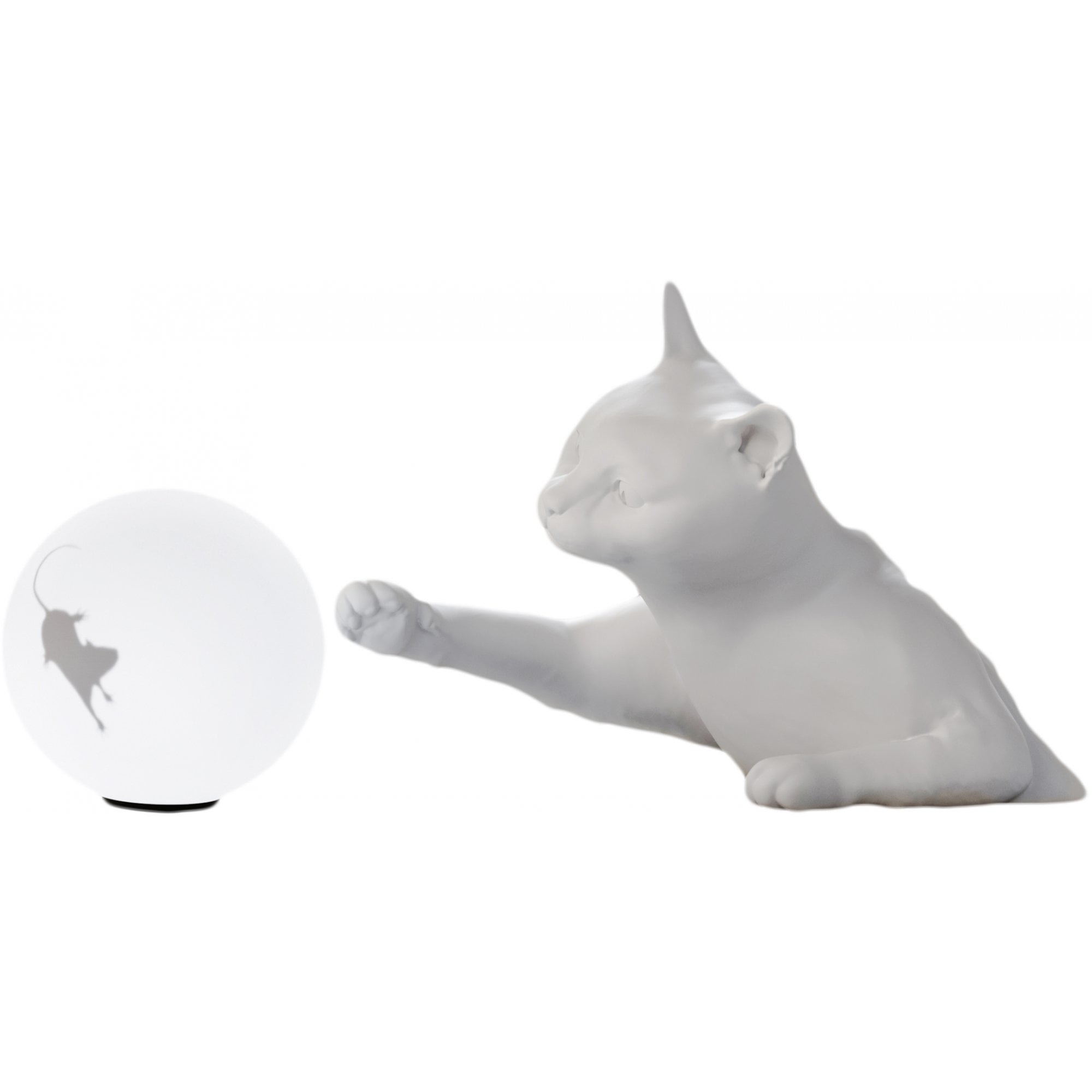 Karman Maoo Cat Wall Lamp - Matt White
