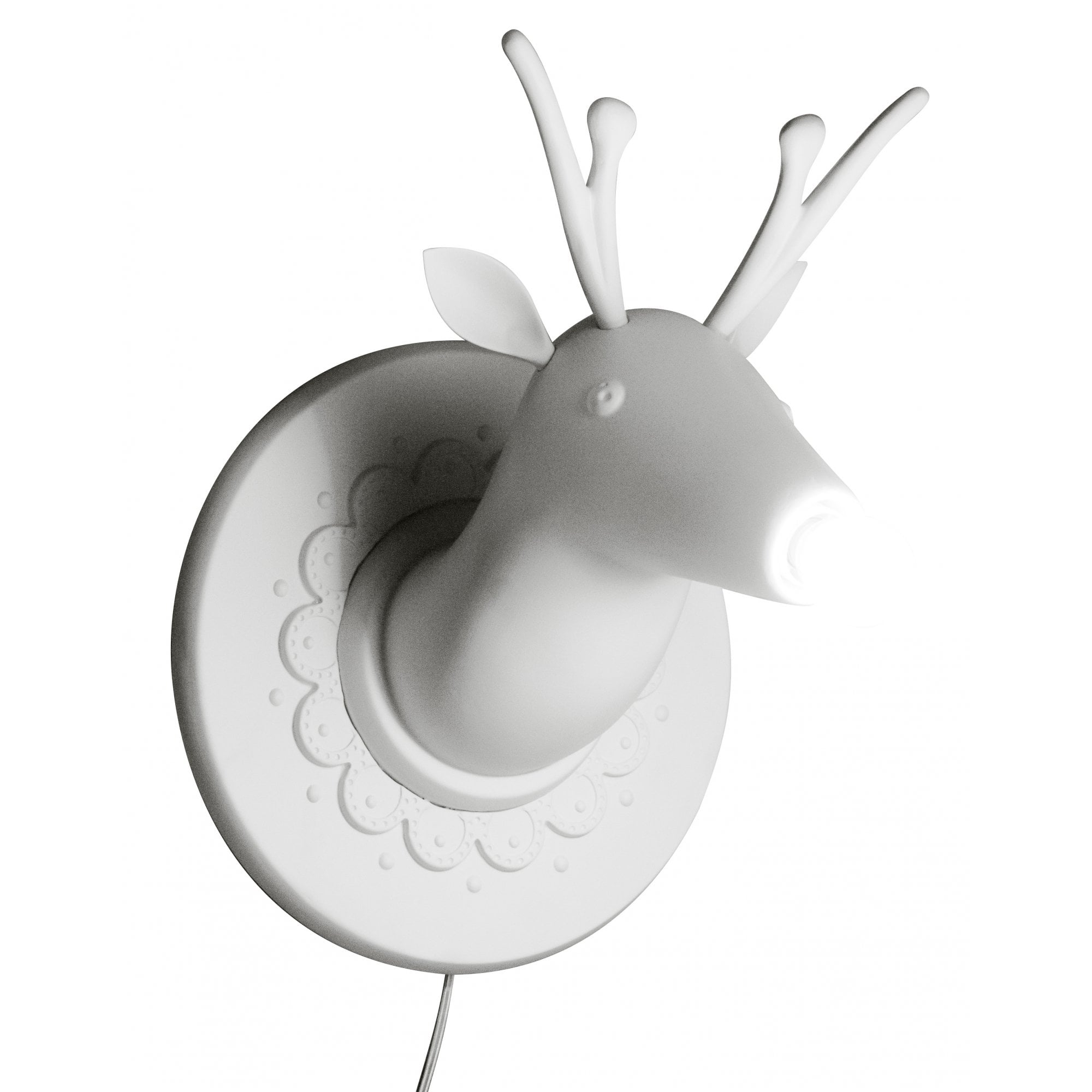 Karman Marn√¨n Deer Wall Lamp - Ceramic White