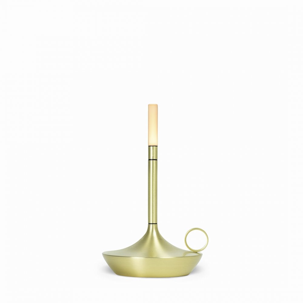 Wick S Small Rechargeable USB-C Table Light - Brass