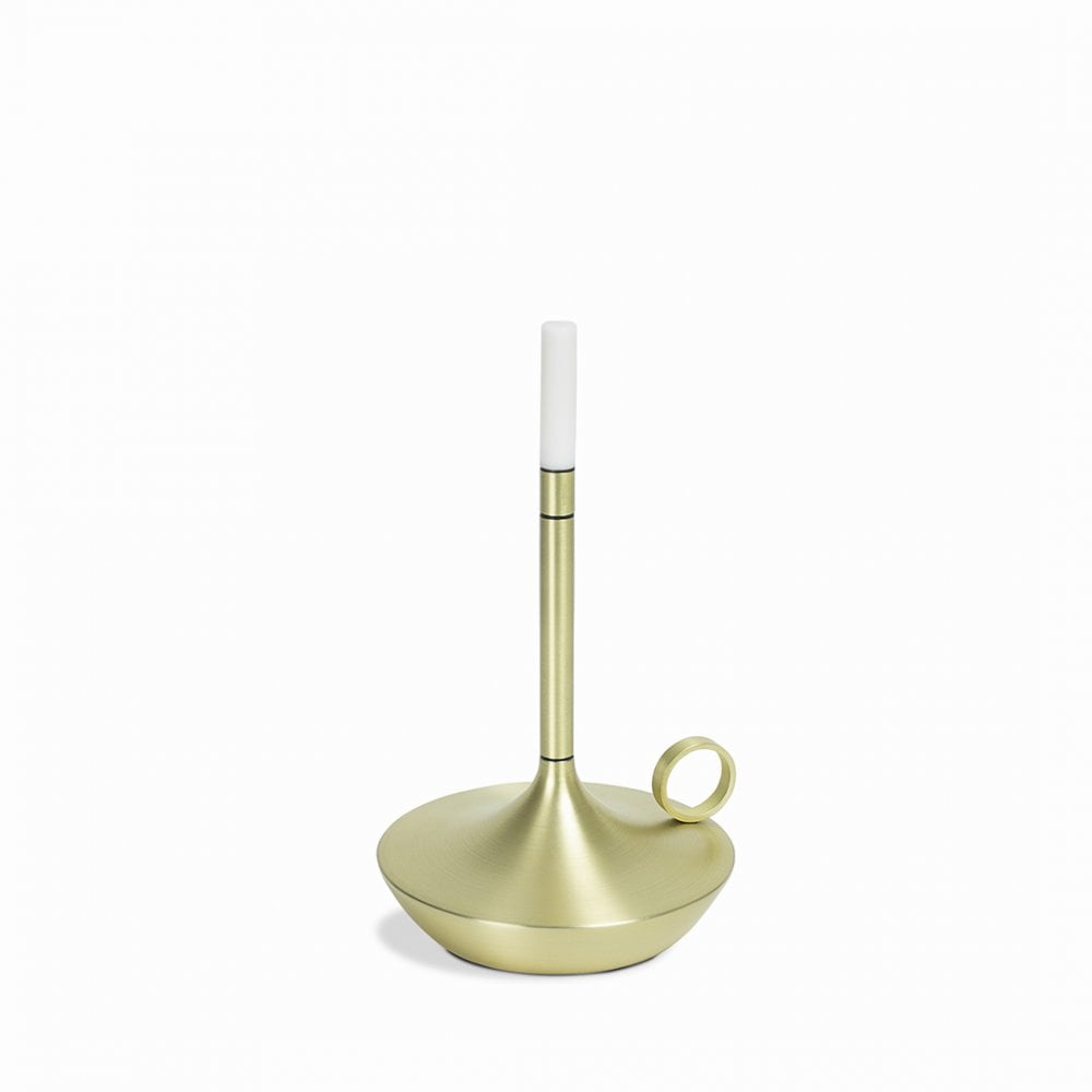 Wick S Small Rechargeable USB-C Table Light - Brass
