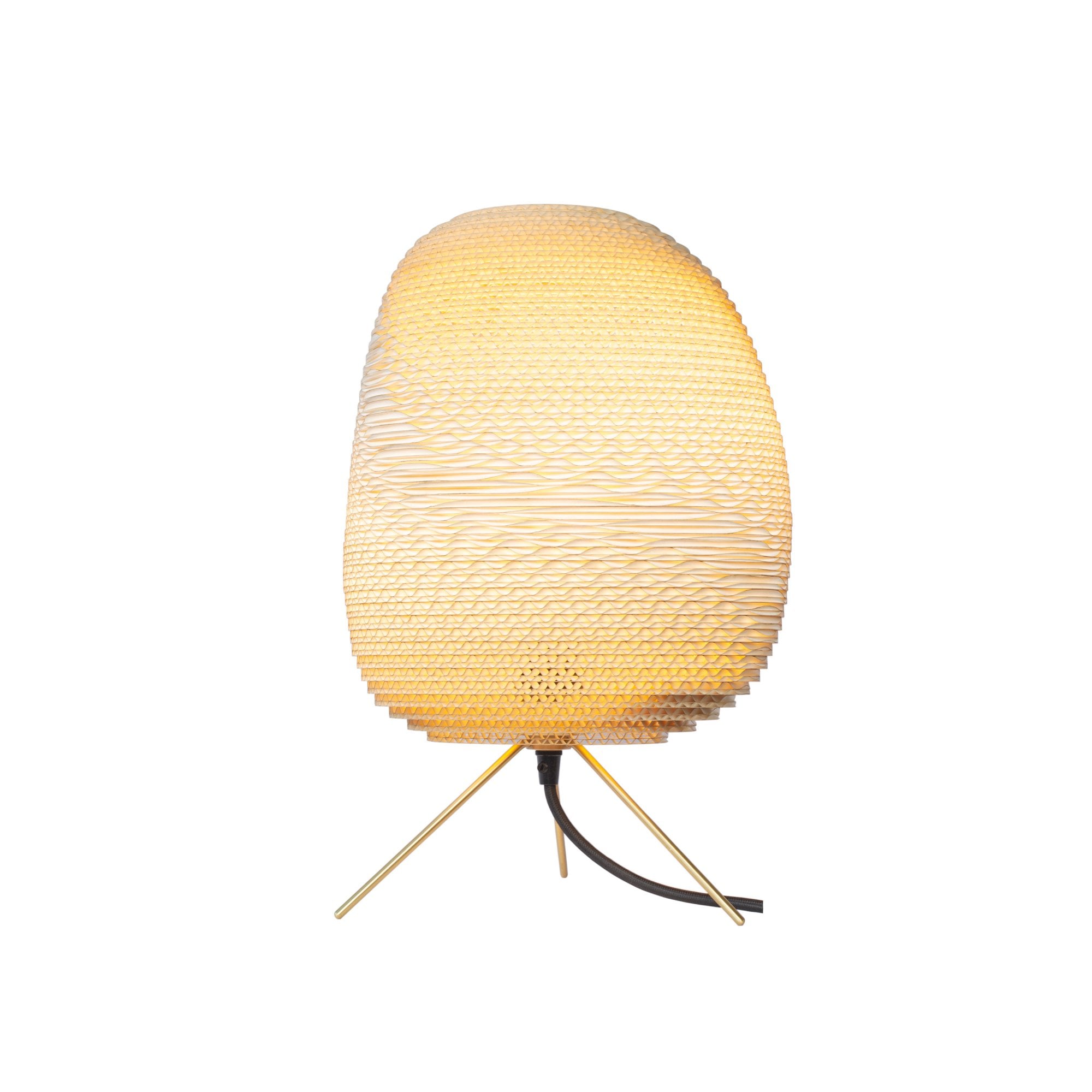 Graypants Scraplights Ebey Table Lamp - Blonde - 24cm Diameter