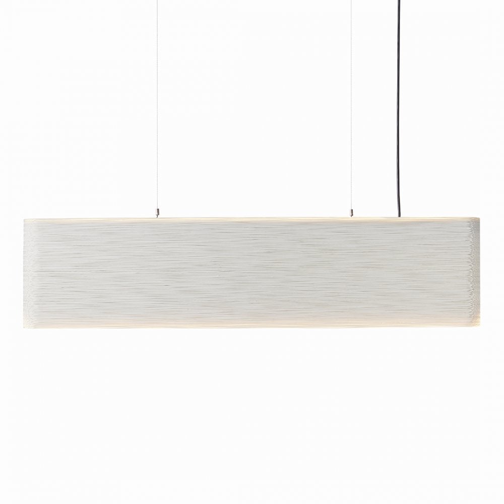 Graypants Scraplights Hewn 48 - 12 Linear Pendant - Direct/Indirect Light - Dual Circuit - White
