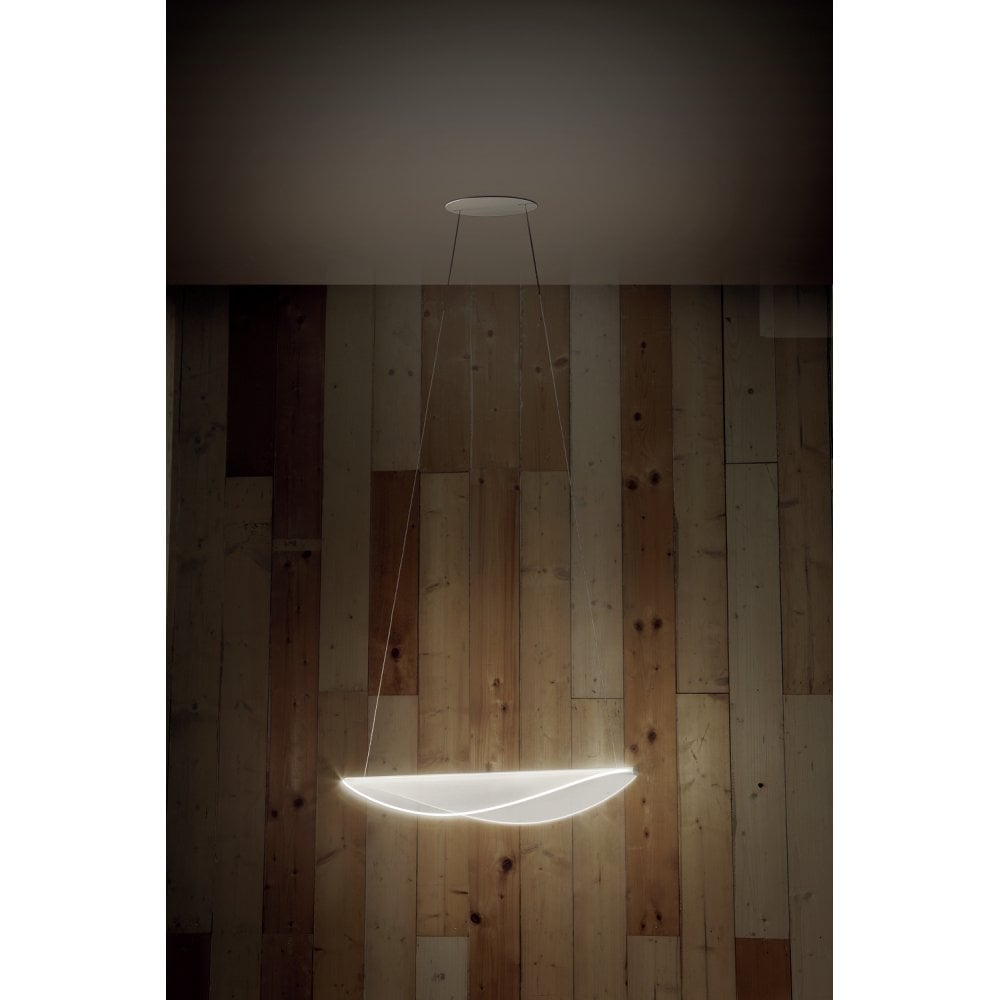 Stilnovo Diphy L76 Large Transformative Optic Pendant - Matt White