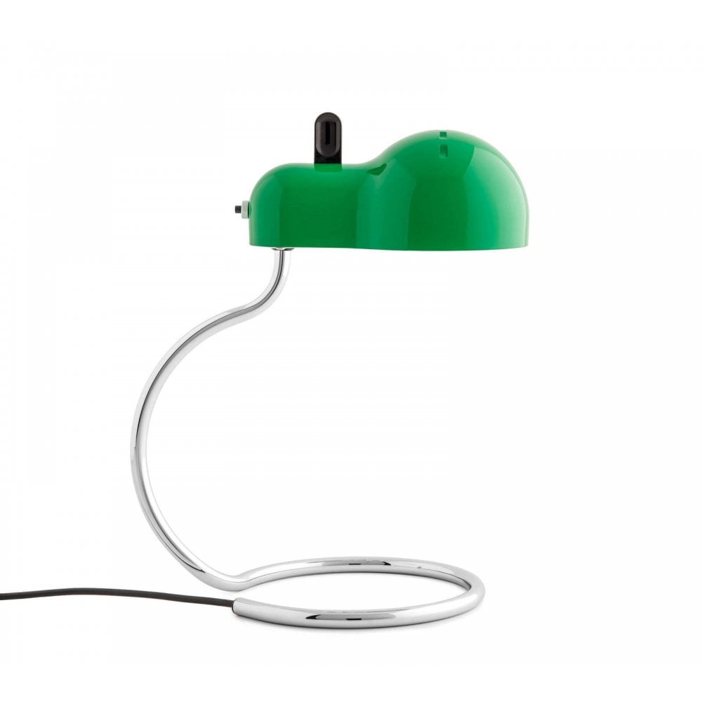 Stilnovo Minitopo Table Lamp - Chrome & Green