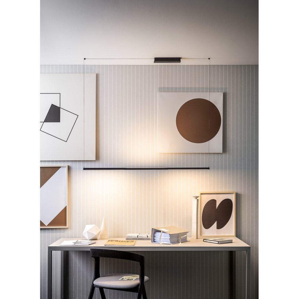 Stilnovo Tablet 136cm XL 3 Light Pendant - Black