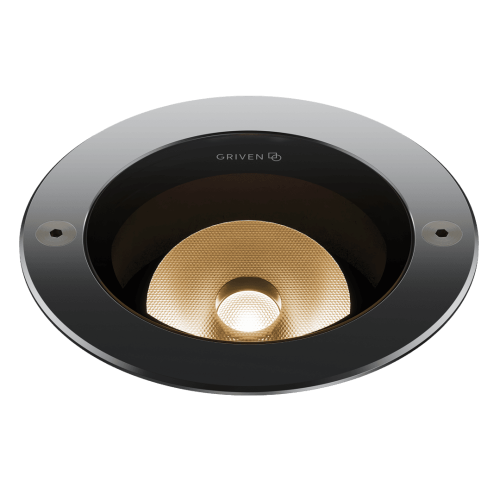 Griven Moon Recessed 8W 960lm Adjustable Ground Light - Drive-Over Frame - Stainless Steel - Low Voltage