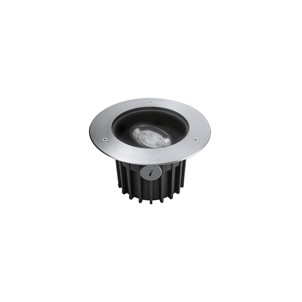 Collingwood Tilt Adjustable 193mm Cut-Out Ground Light - Stainless Steel - Straight to Mains