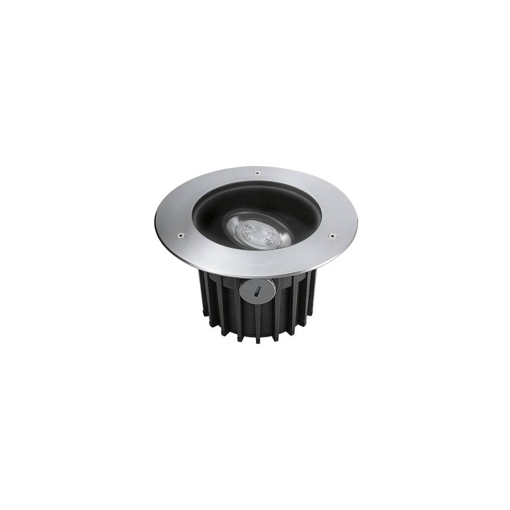 Collingwood Tilt Adjustable 223mm Cut-Out Ground Light - Stainless Steel - Straight to Mains