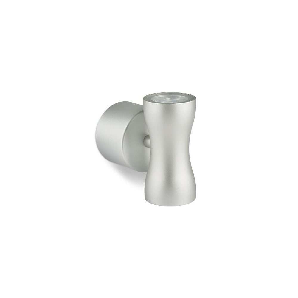 Collingwood WL070RGBW 24W Max Up/Down LED Colour Change Wall Light - Silver - Low Voltage