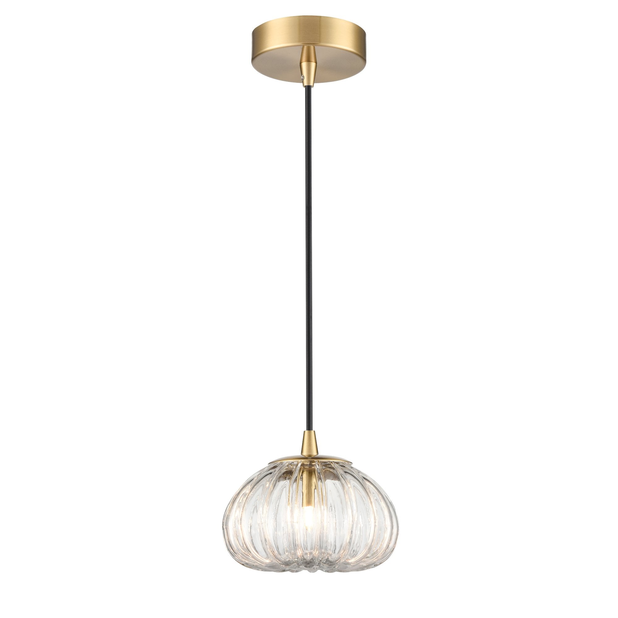 Franklite Harvest Pendant - Aged Brass