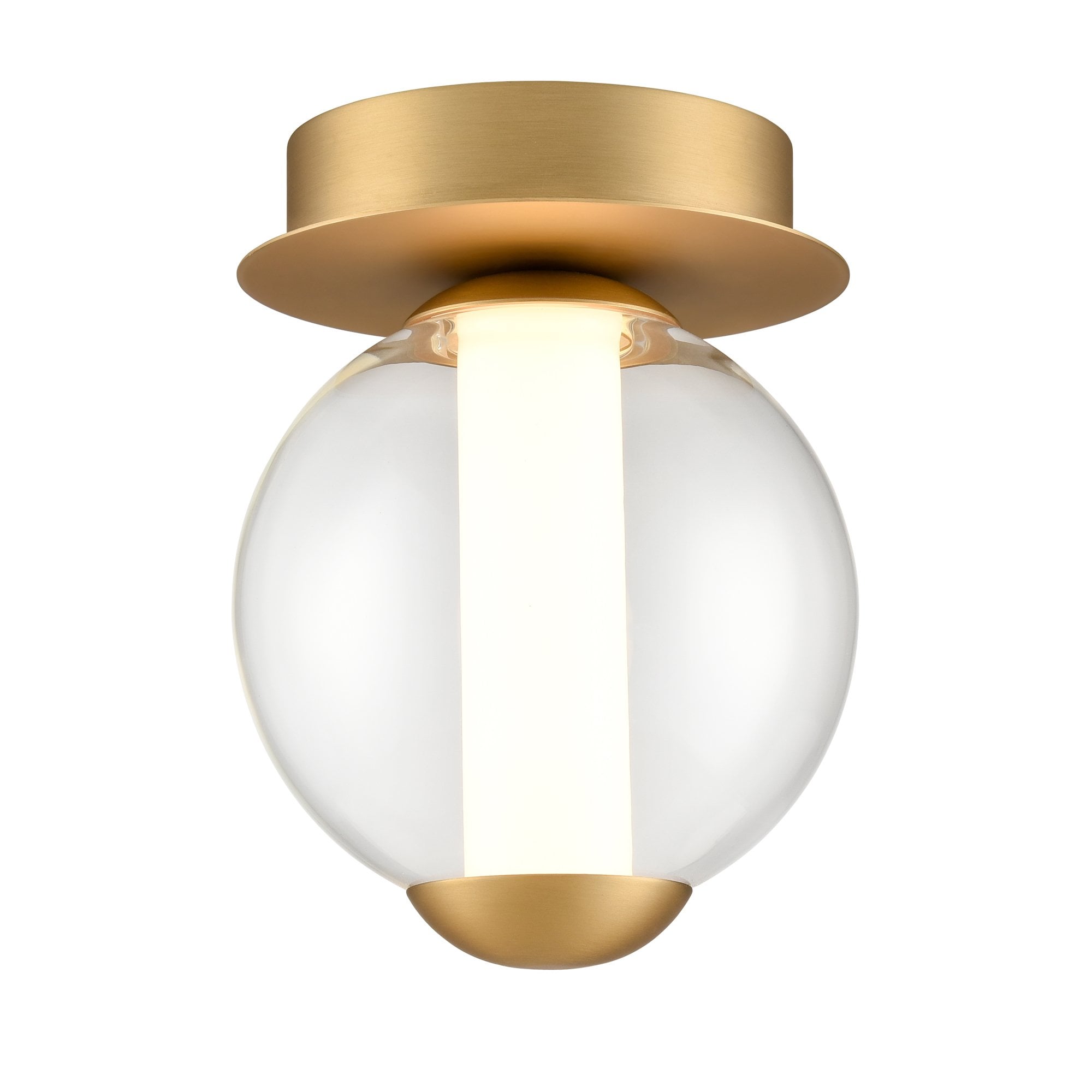 Franklite Beacon Wall Bracket / Flush Light - Satin Brass