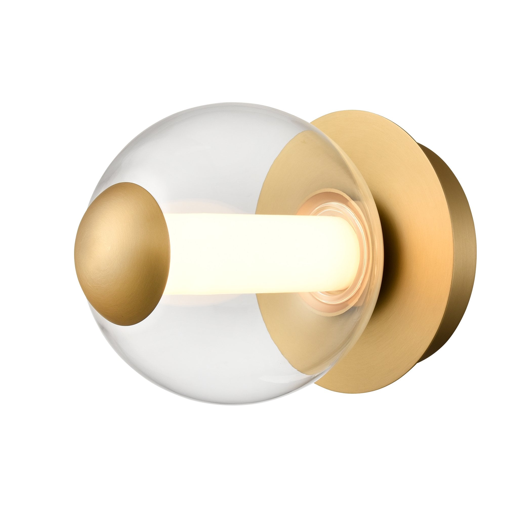 Franklite Beacon Wall Bracket / Flush Light - Satin Brass