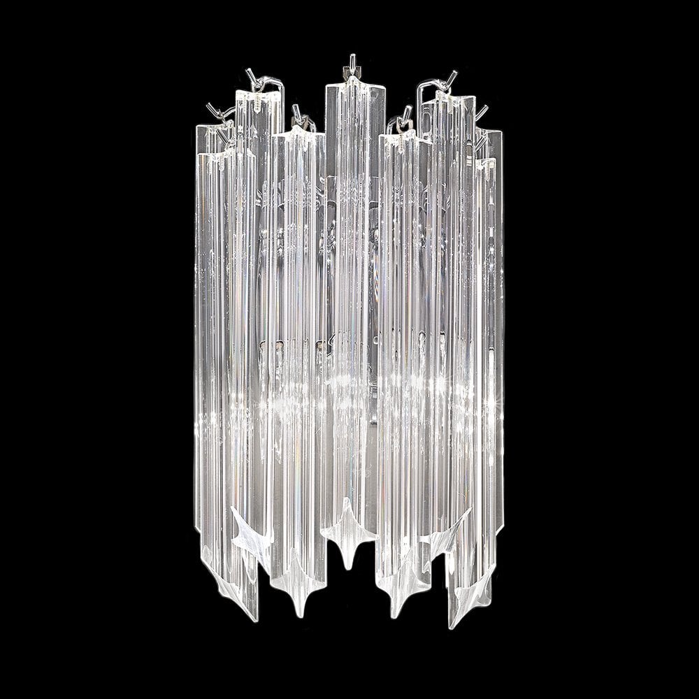 Franklite Valentina 2 Light Small Wall Bracket - Chrome & Crystal