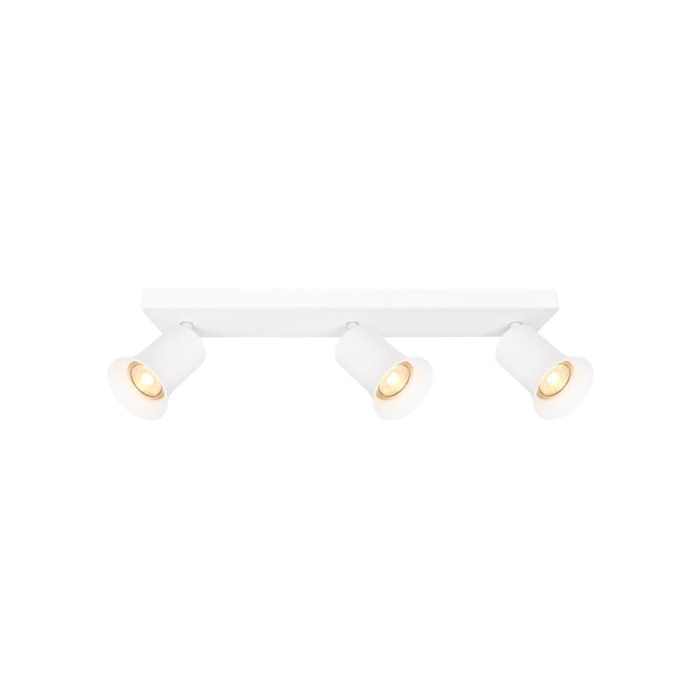 Franklite Broadway 3 Light Spotlight - Matt White