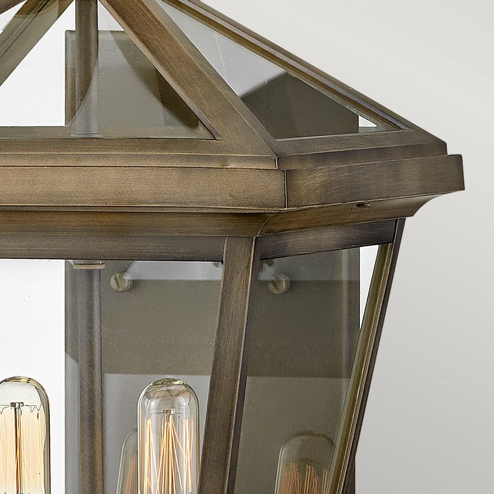 Hinkley Palma 2 Light Medium Wall Lantern - Burnished Bronze