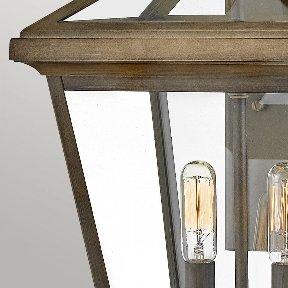 Hinkley Palma 2 Light Medium Wall Lantern - Burnished Bronze