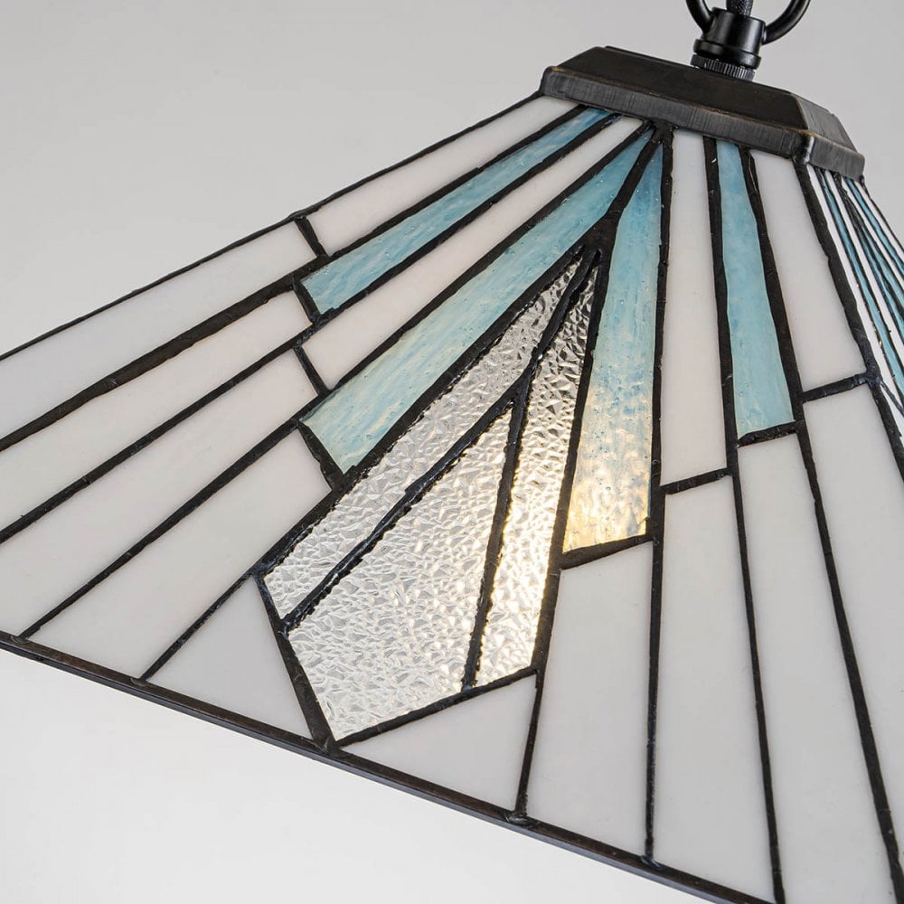 Elstead Alderley 2 Light Pendant - Vintage Bronze