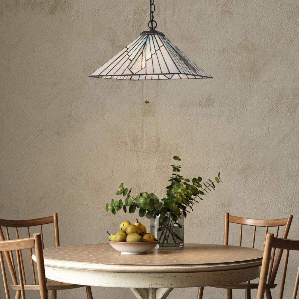 Elstead Alderley 2 Light Pendant - Vintage Bronze