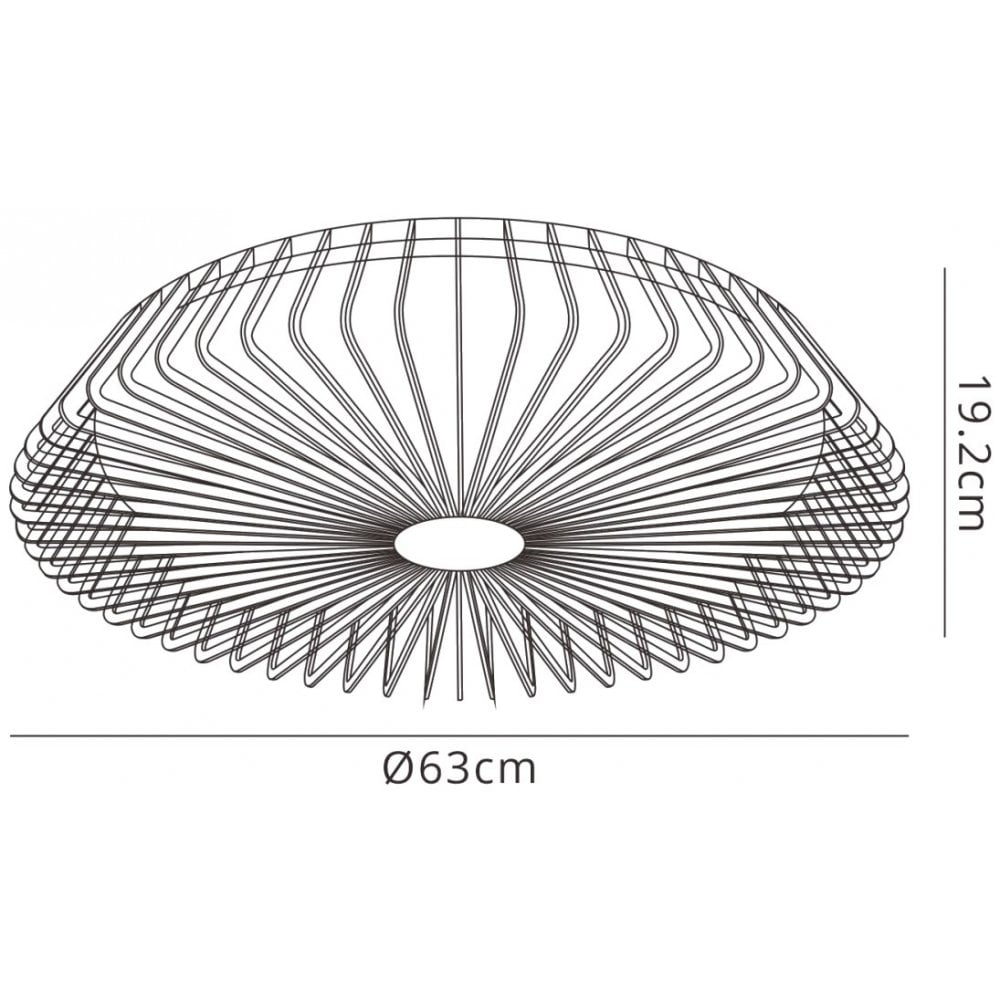 Mantra Himalaya 70W LED Dimmable Ceiling Light & Fan, Remote, APP ,  Voice Controlled, White