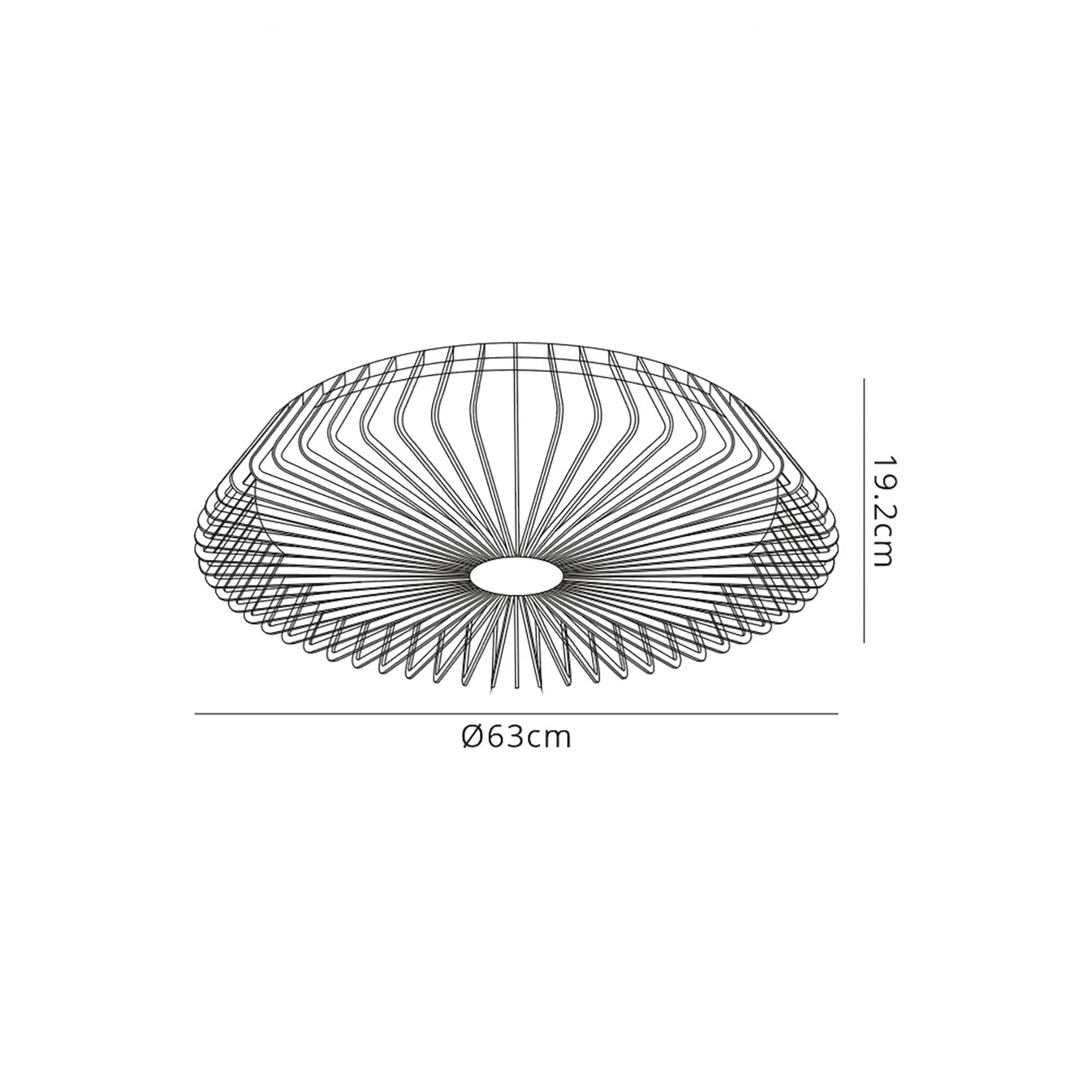 Mantra Himalaya 70W LED Dimmable Ceiling Light & Fan, Remote, APP ,  Voice Controlled, Wood Effect