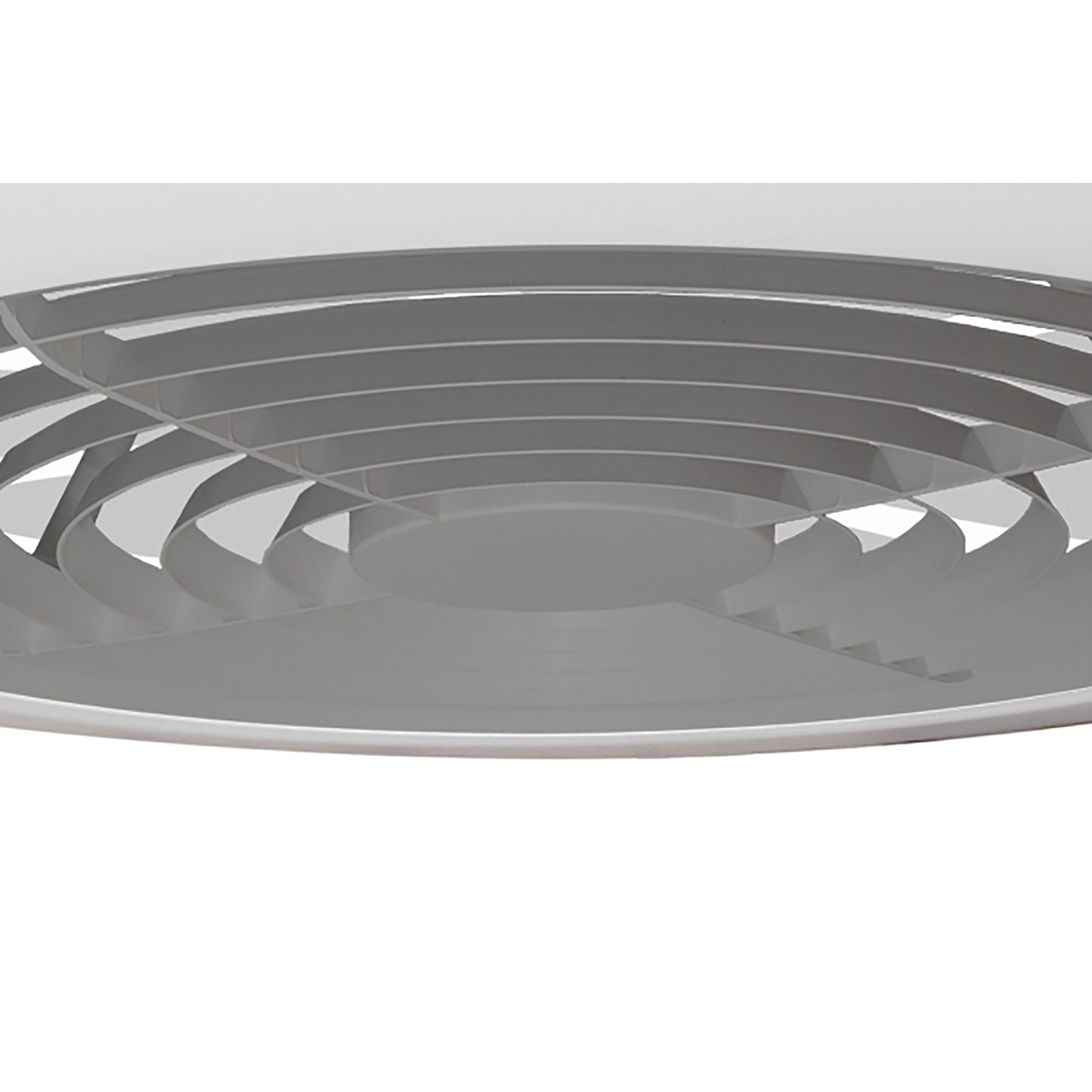 Mantra Alisio XL 95W LED Dimmable Ceiling Light & Fan, Remote, APP ,  Voice Controlled, Silver