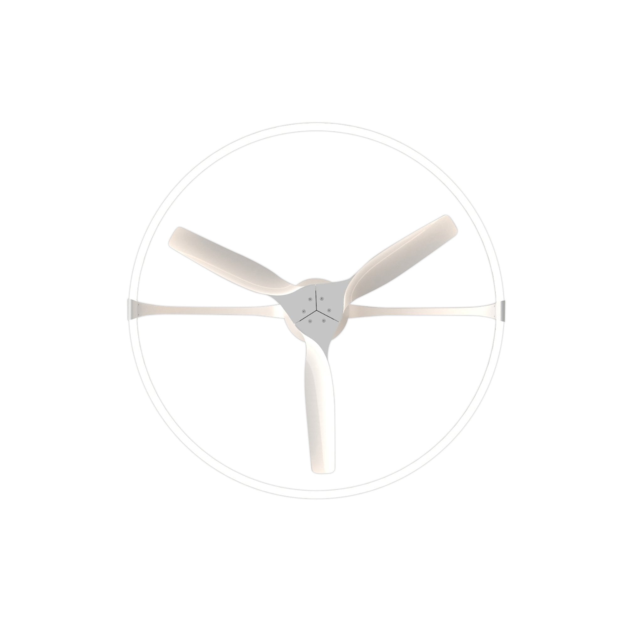 Mantra Nepal 75W LED Dimmable Ceiling Light & Fan, Remote, APP, Voice Controlled - White