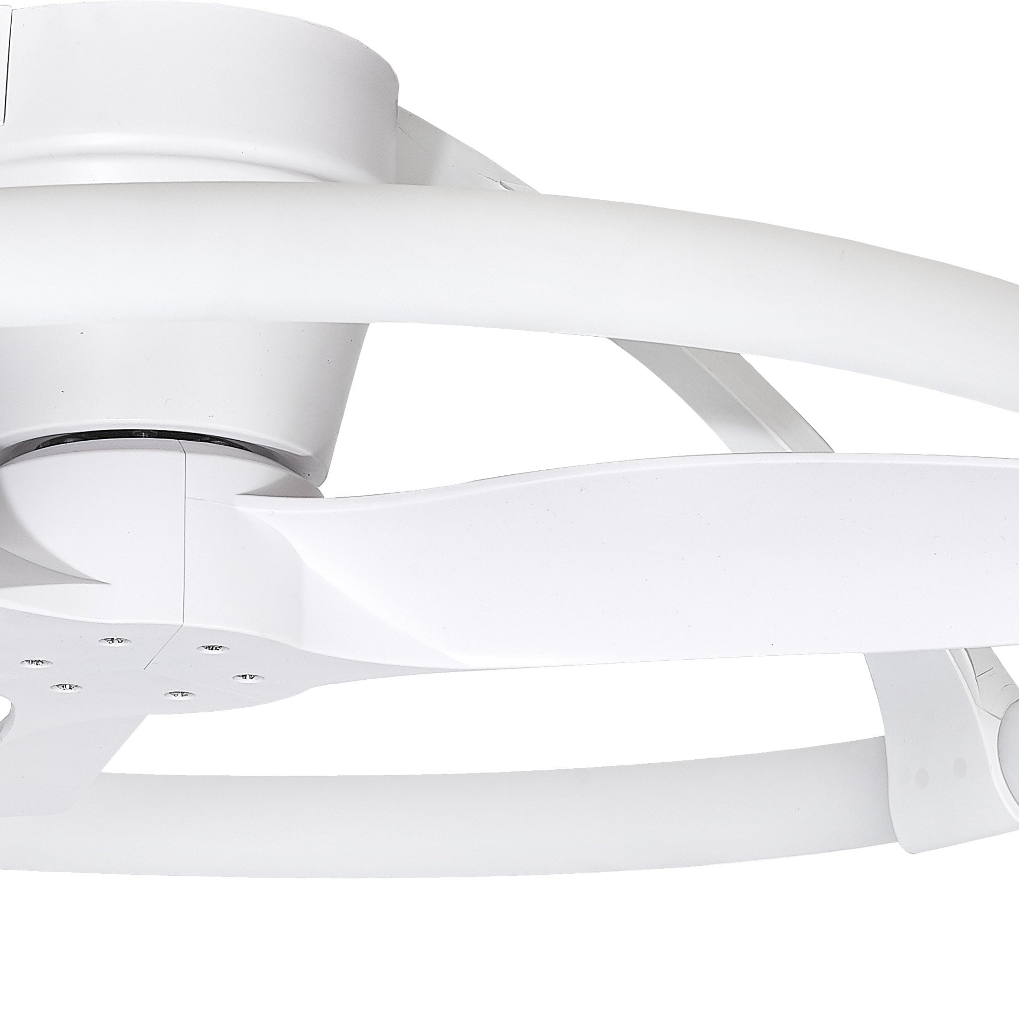 Mantra Nepal 55W LED Dimmable Ceiling Light & Fan, Remote Controlled - White