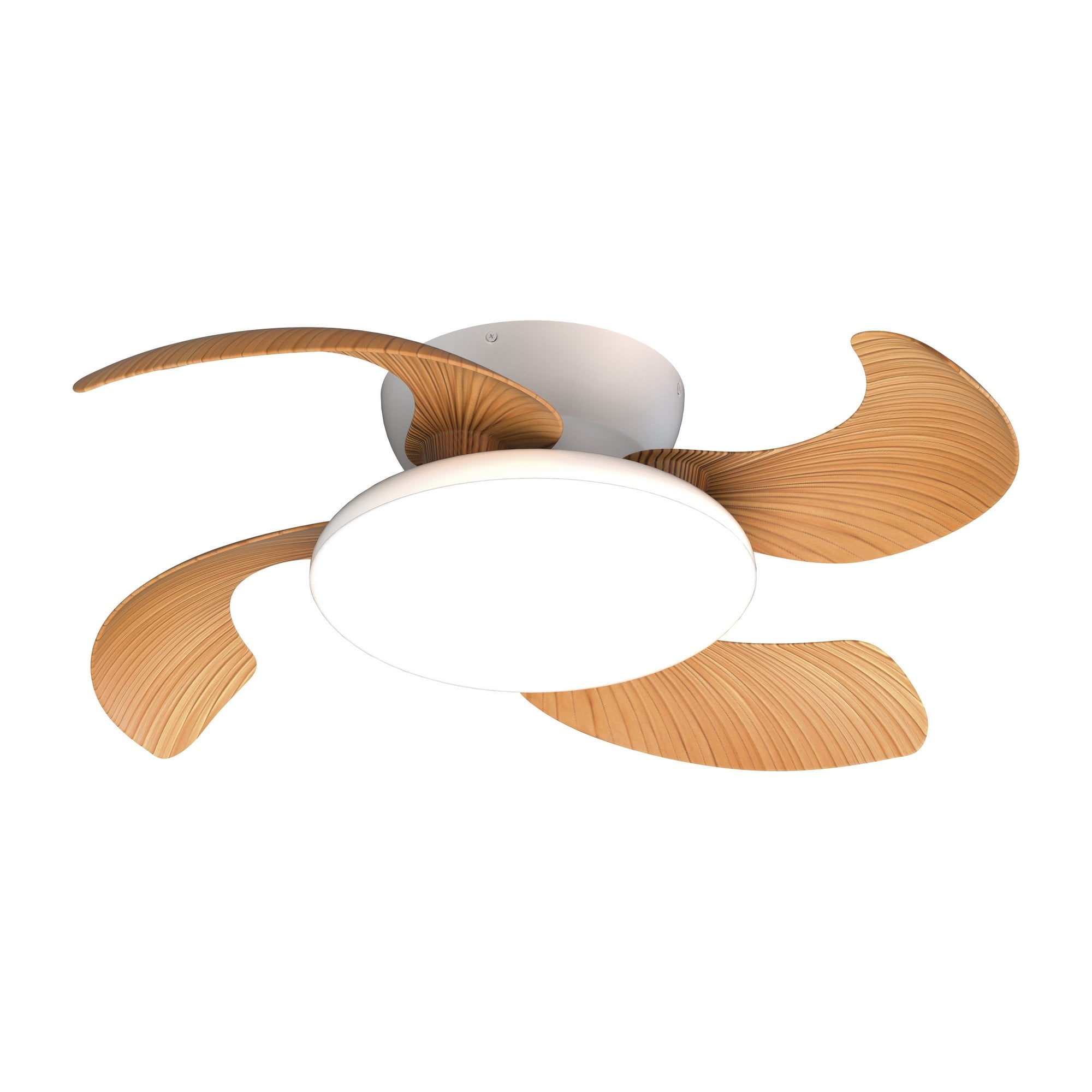 Mantra Aloha 45W LED Dimmable Ceiling Light & Fan, Remote Controlled, Wood