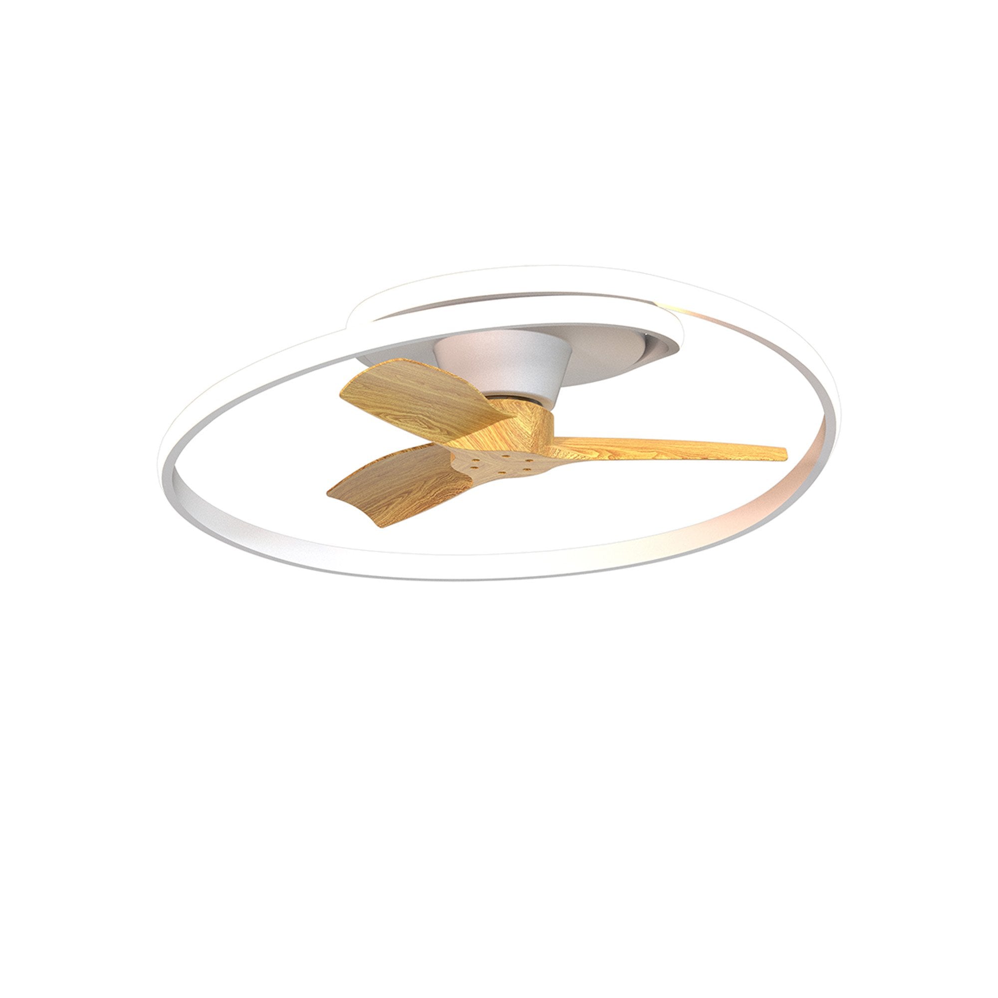 Mantra Ocean 60W LED Dimmable Ceiling Light & Fan, Remote Controlled, Wood