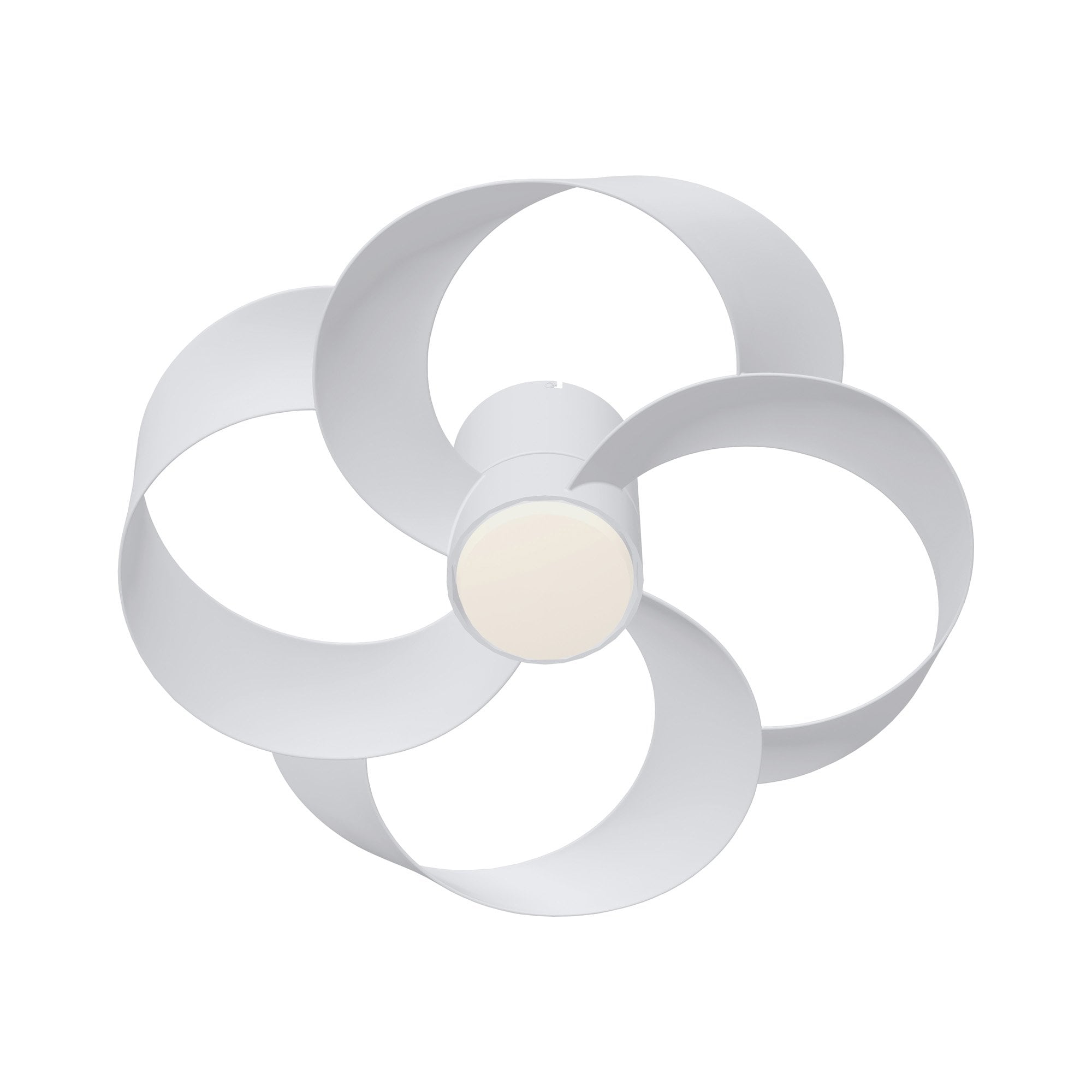 Mantra Rose 24W LED Dimmable Ceiling Light & Fan, Remote Controlled, - White