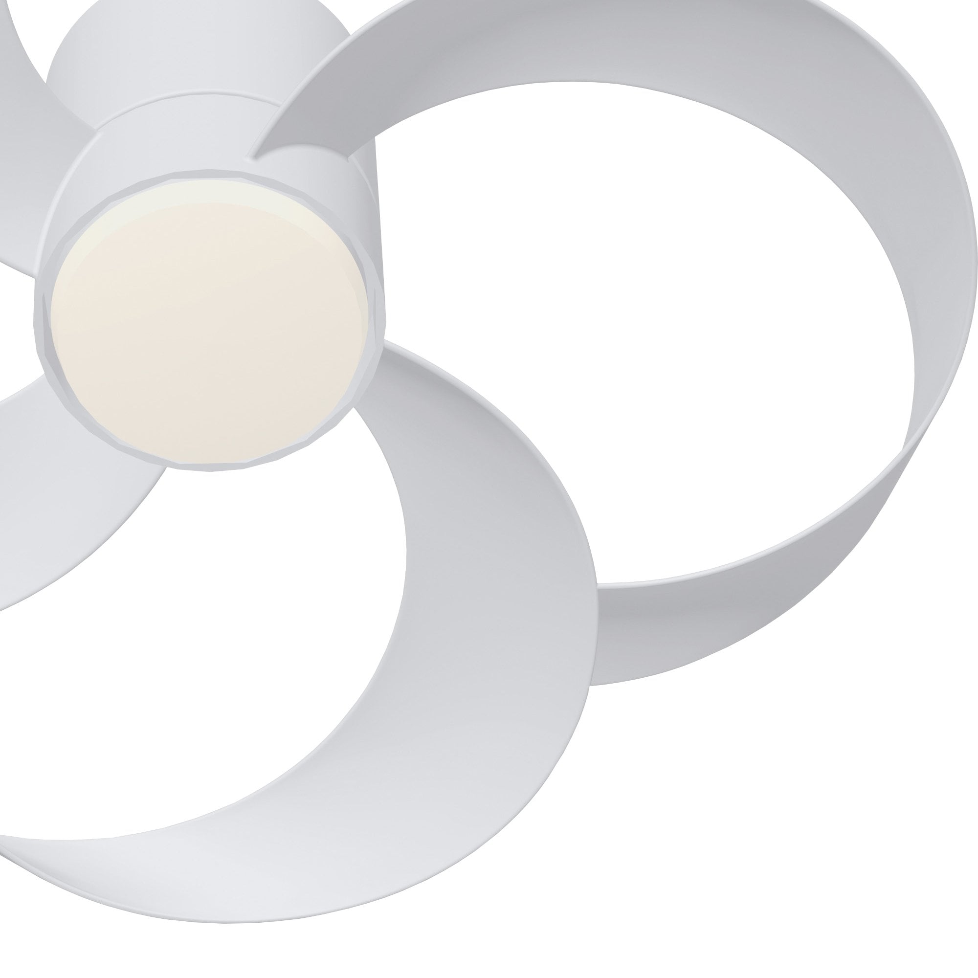 Mantra Rose 24W LED Dimmable Ceiling Light & Fan, Remote Controlled, - White
