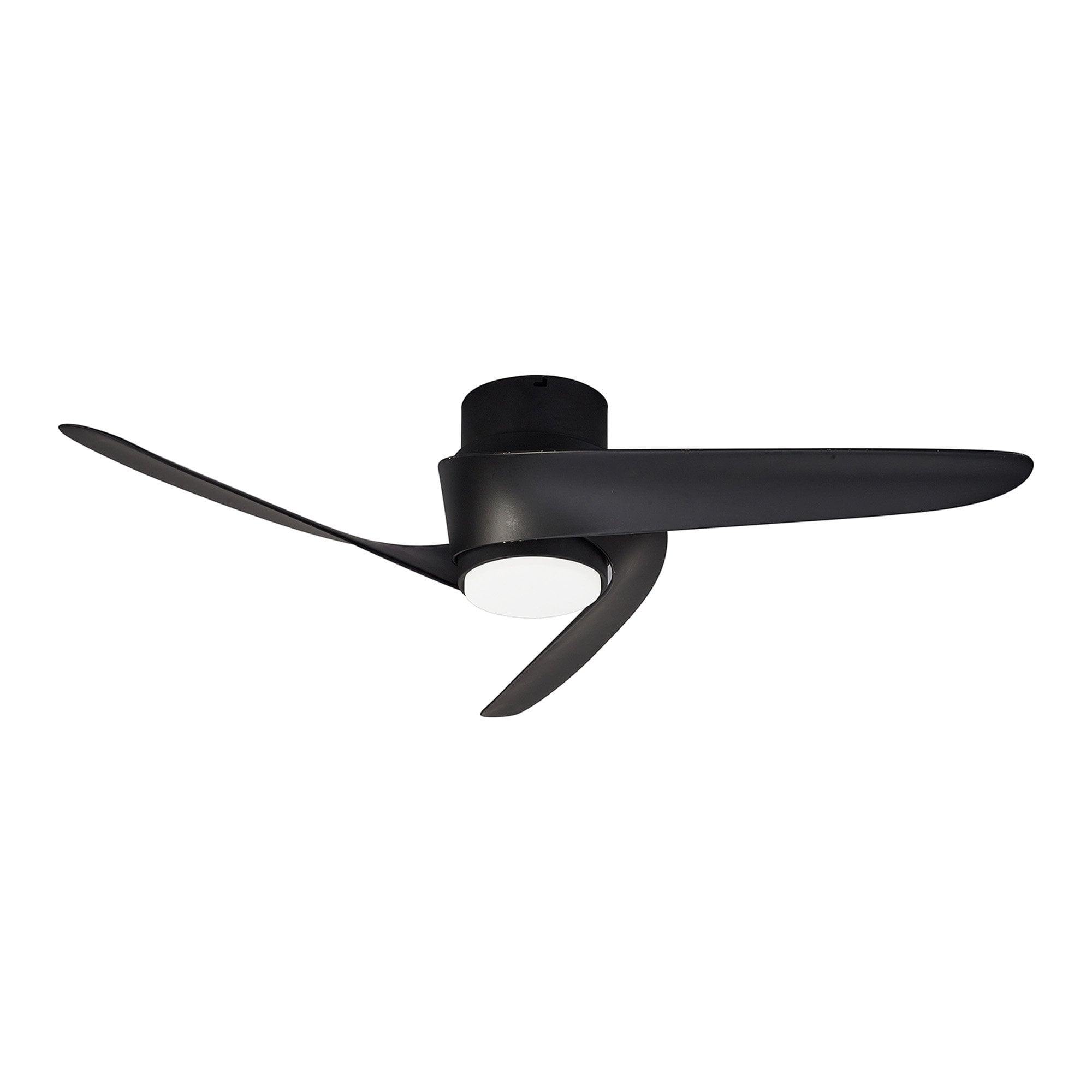Mantra Island 24W LED Dimmable Ceiling Light With Built-In 30W DC Fan, 2700-5000K Remote & APP Control - Black
