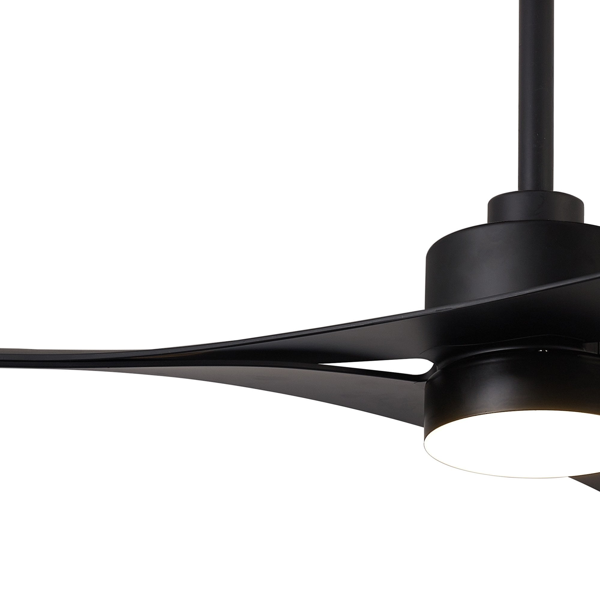 Mantra Thai 30W LED Dimmable Ceiling Light With Built-In 35W DC Fan, 2700-5000K Remote & APP Control - Black
