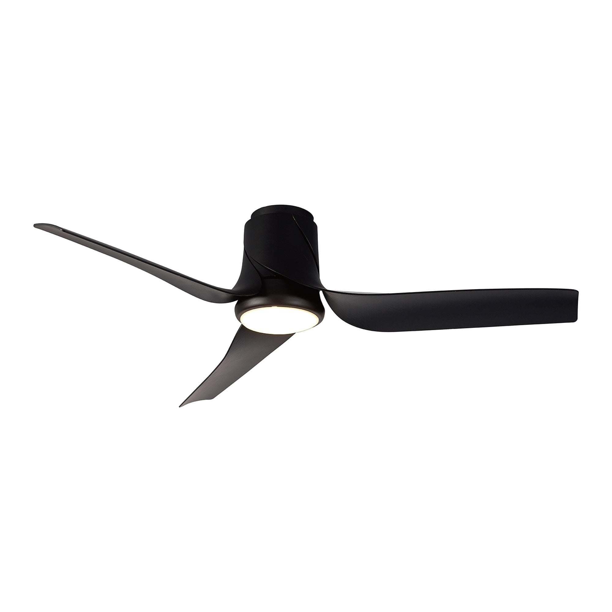 Mantra Ushuaia 30W LED Dimmable Ceiling Light With Built-In 35W DC Fan, 2700-5000K Remote & APP Control - Black