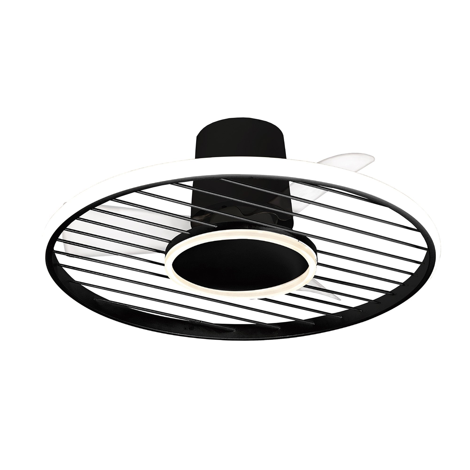 Mantra Soho 45W LED Dimmable Ceiling Light With Built-In 30W DC Fan, 2700-5000K Remote & APP Control - Black