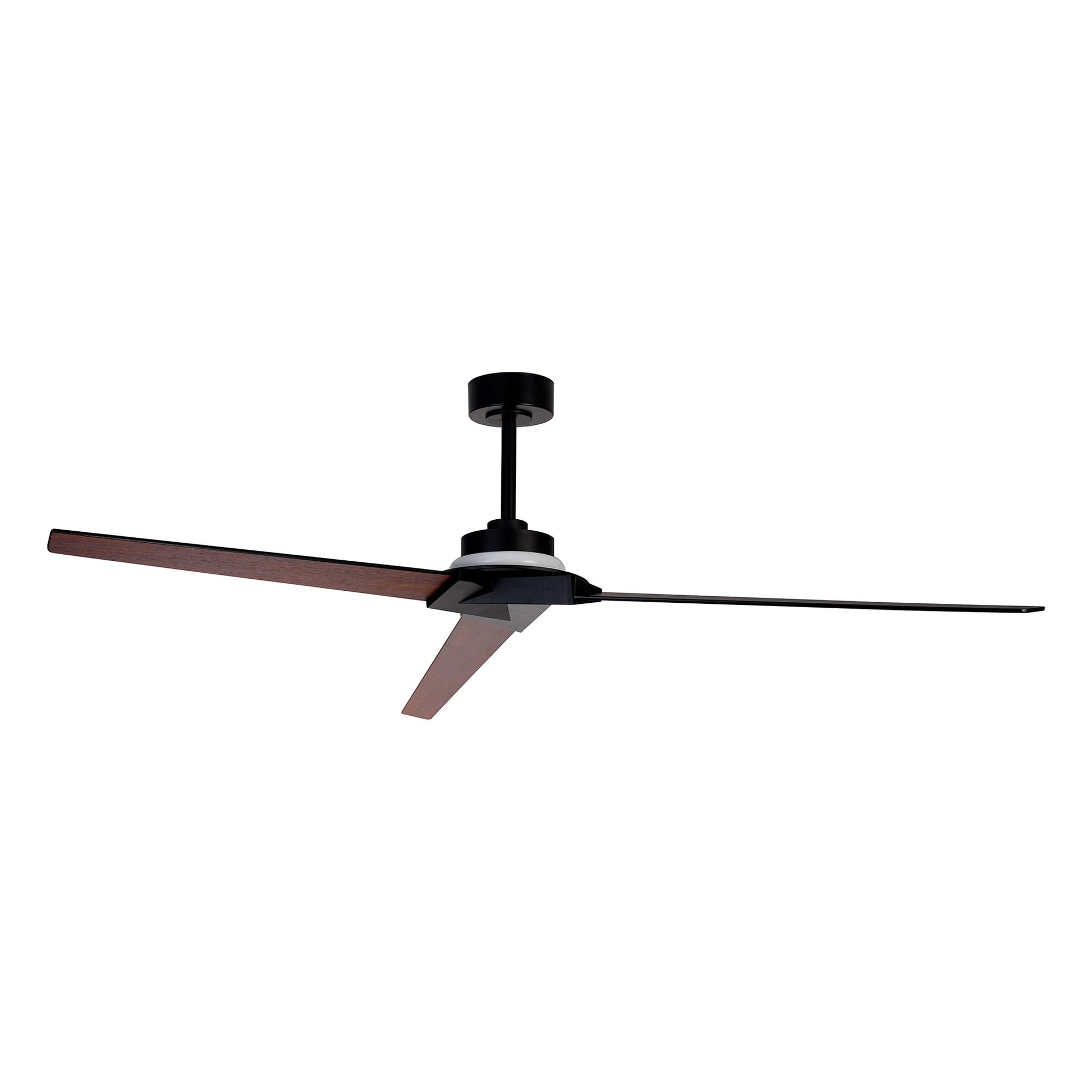 Mantra Brisa 20W LED Dimmable Ceiling Light With Built-In 40W DC Reversible Fan, 2700-5000KRemote & APP Control - Black, Wood, IP44