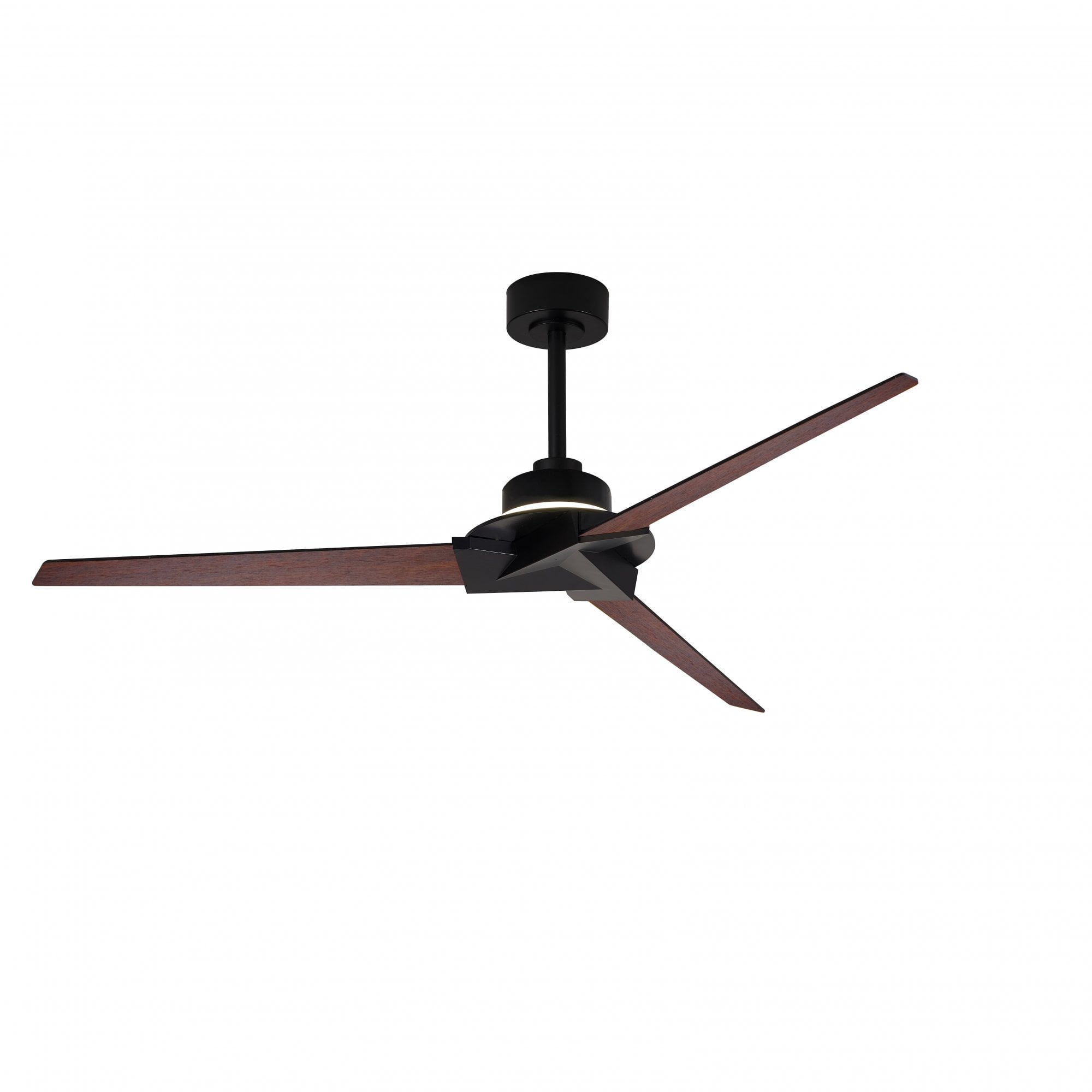 Mantra Brisa Mini 20W LED Dimmable Ceiling Light With Built-In 40W DC Reversible Fan, 2700-5000KRemote & APP Control - Black, Wood, IP44