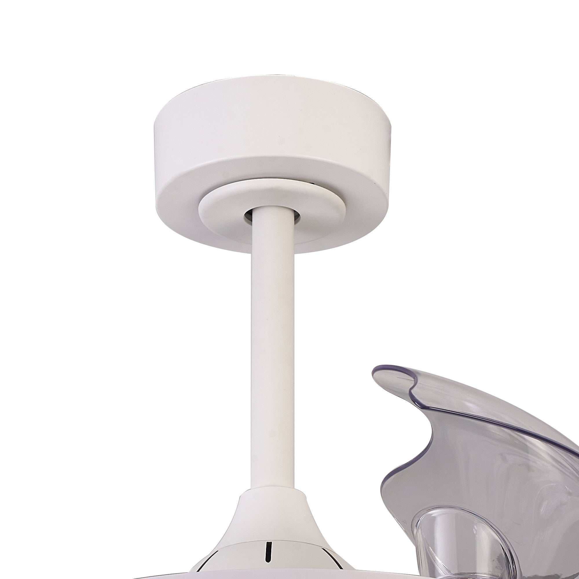 Mantra North 40W LED Dimmable White, RGB Ceiling Light With Built-In 28W DC Reversible Fan, Remote Control 3000-6500K - White