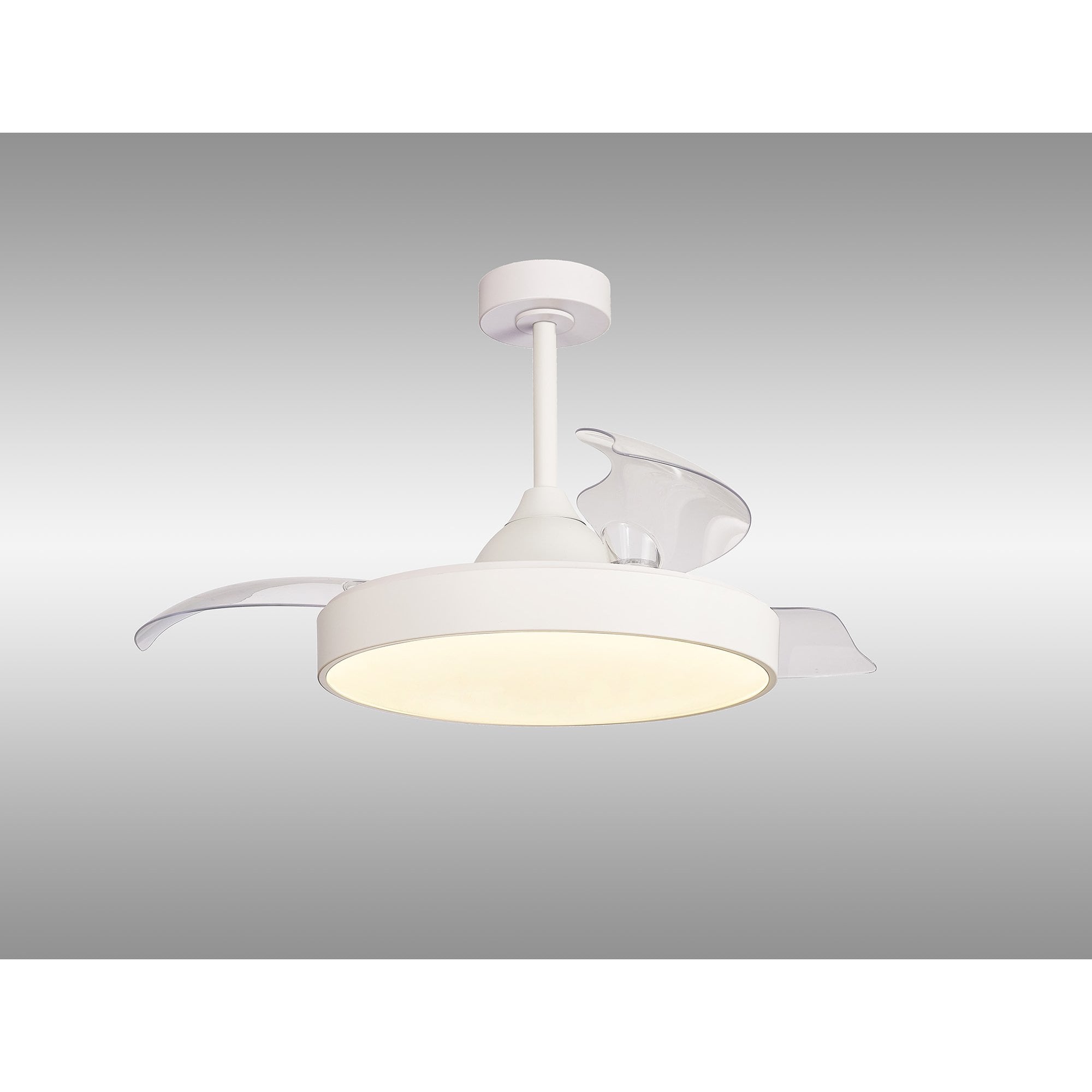 Mantra Alaska 60W LED Dimmable Ceiling Light With Built-In 30W DC Fan, 2700-5000K Remote & APP Control - White