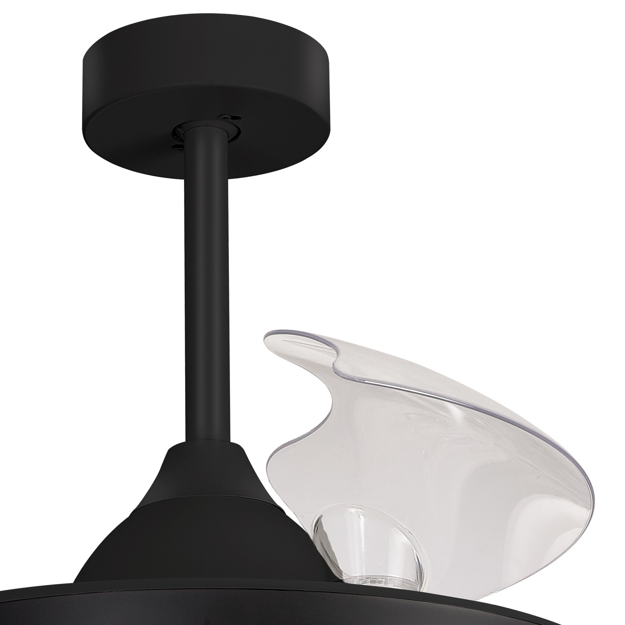Mantra Alaska 60W LED Dimmable Ceiling Light With Built-In 30W DC Fan, 2700-5000K Remote & APP Control - Black