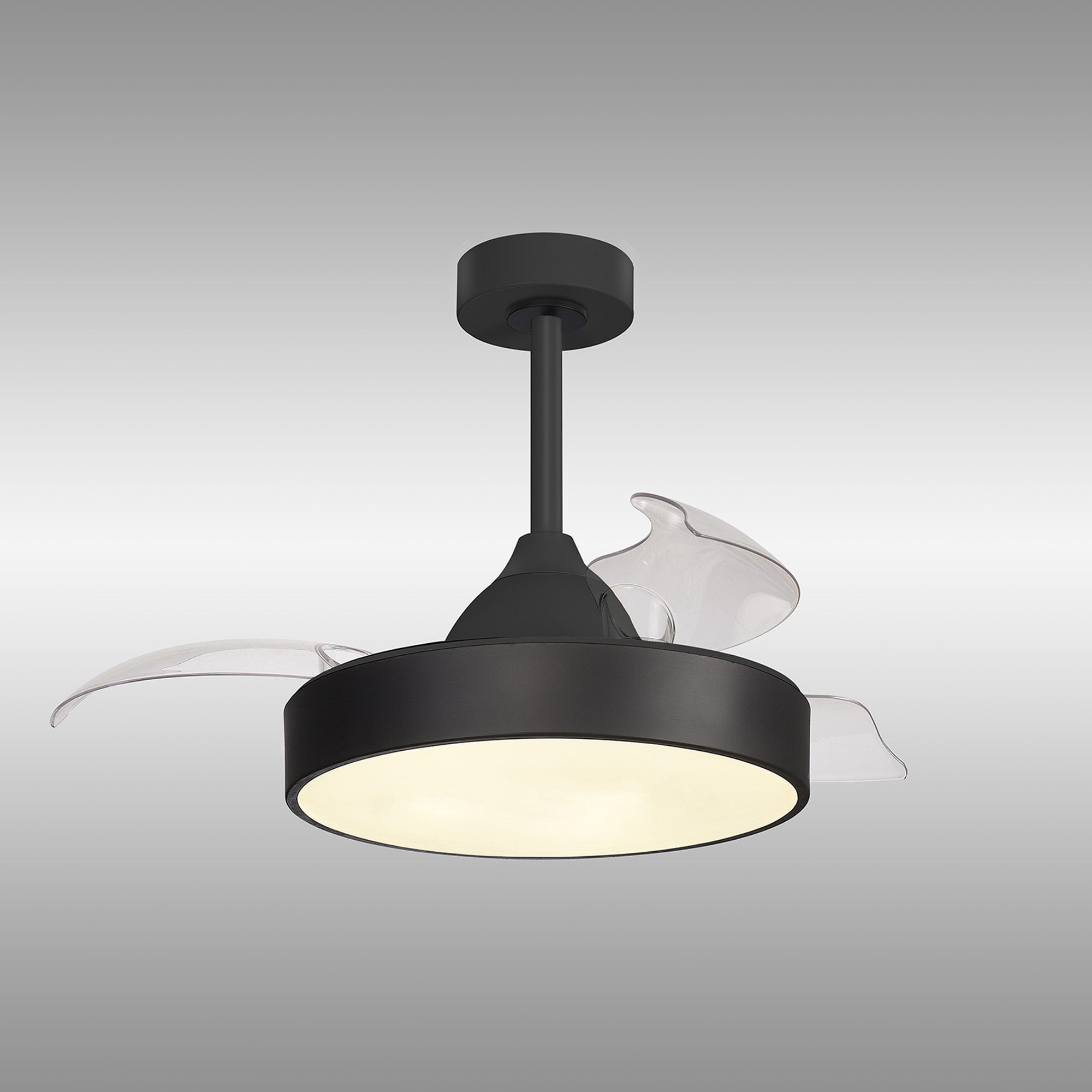 Mantra Alaska 45W LED Dimmable Ceiling Light With Built-In 25W DC Fan, 2700-5000K Remote & APP Control - Black