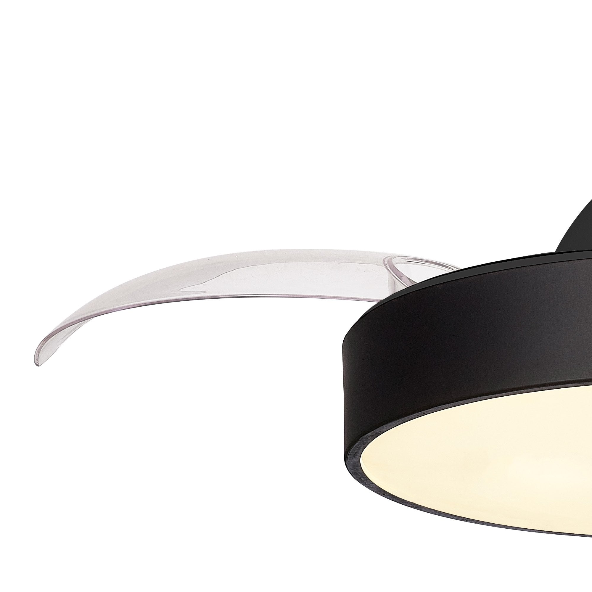Mantra Alaska 45W LED Dimmable Ceiling Light With Built-In 25W DC Fan, 2700-5000K Remote & APP Control - Black