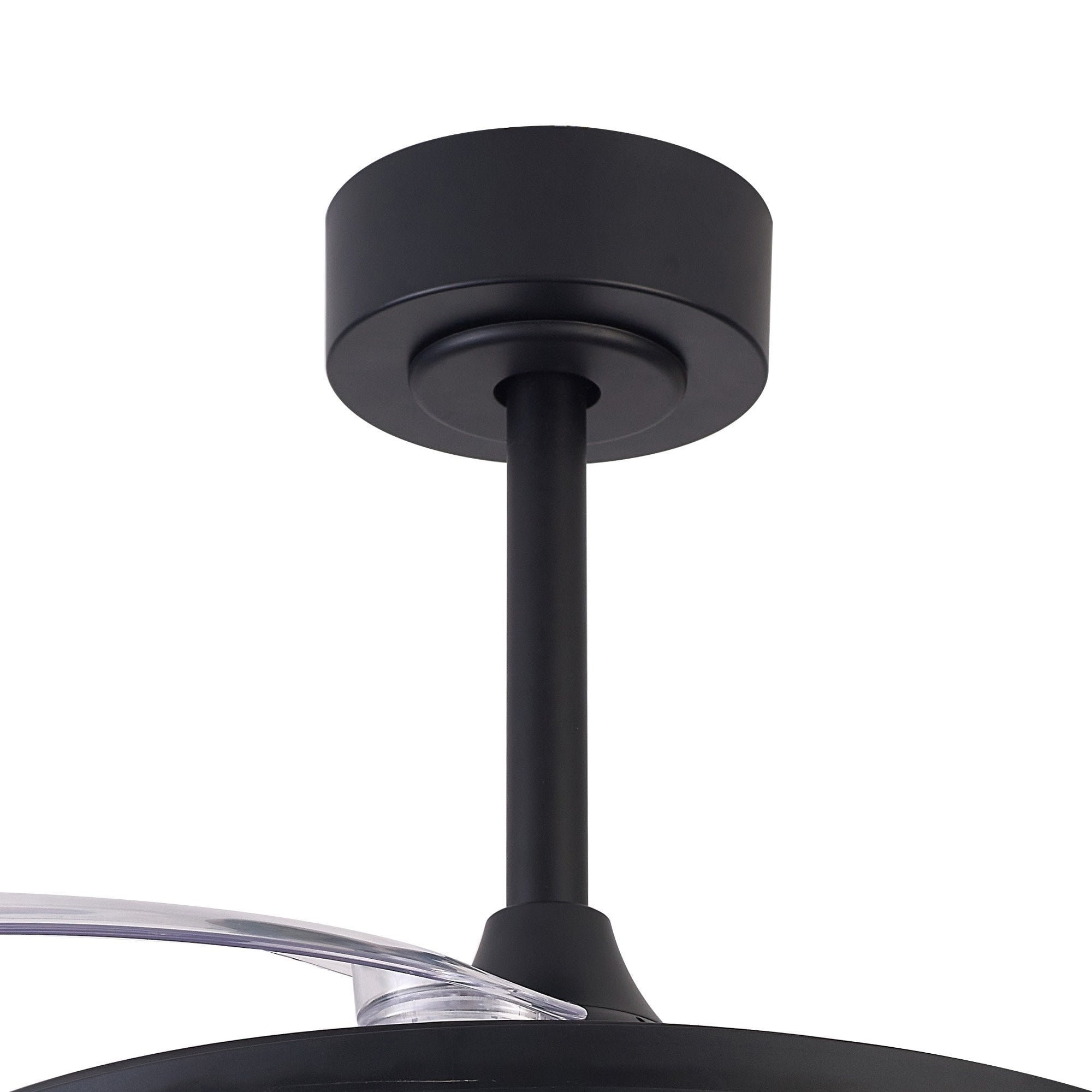 Mantra Siberia 50W LED Dimmable White, RGB Ceiling Light With Built-In 30W DC Fan, 3000-6500K Remote Control - Black