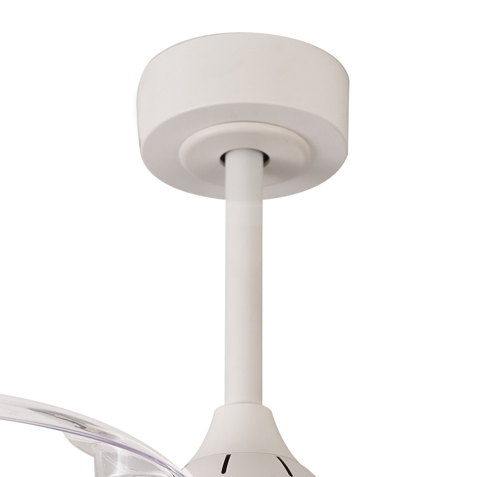 Mantra Mistral Mini 40W LED Dimmable Ceiling Light With Built-In 28W DC Fan, 2700-5000K Remote Control - White