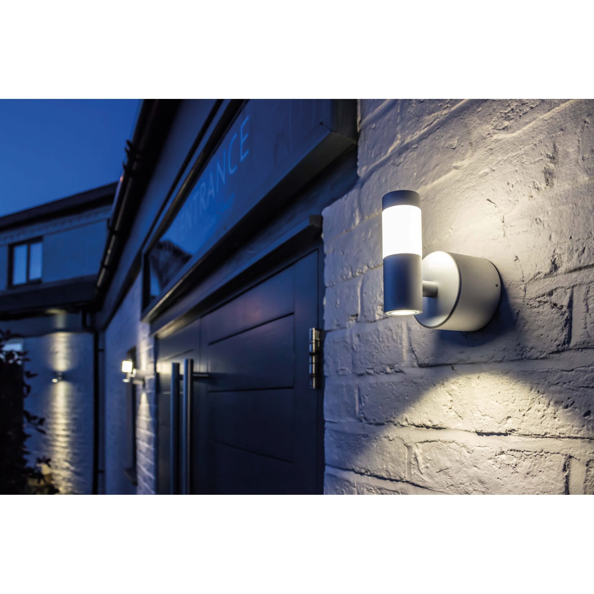 Collingwood WL060 Straight to Mains LED Halo/Flood Wall Light - Aluminium